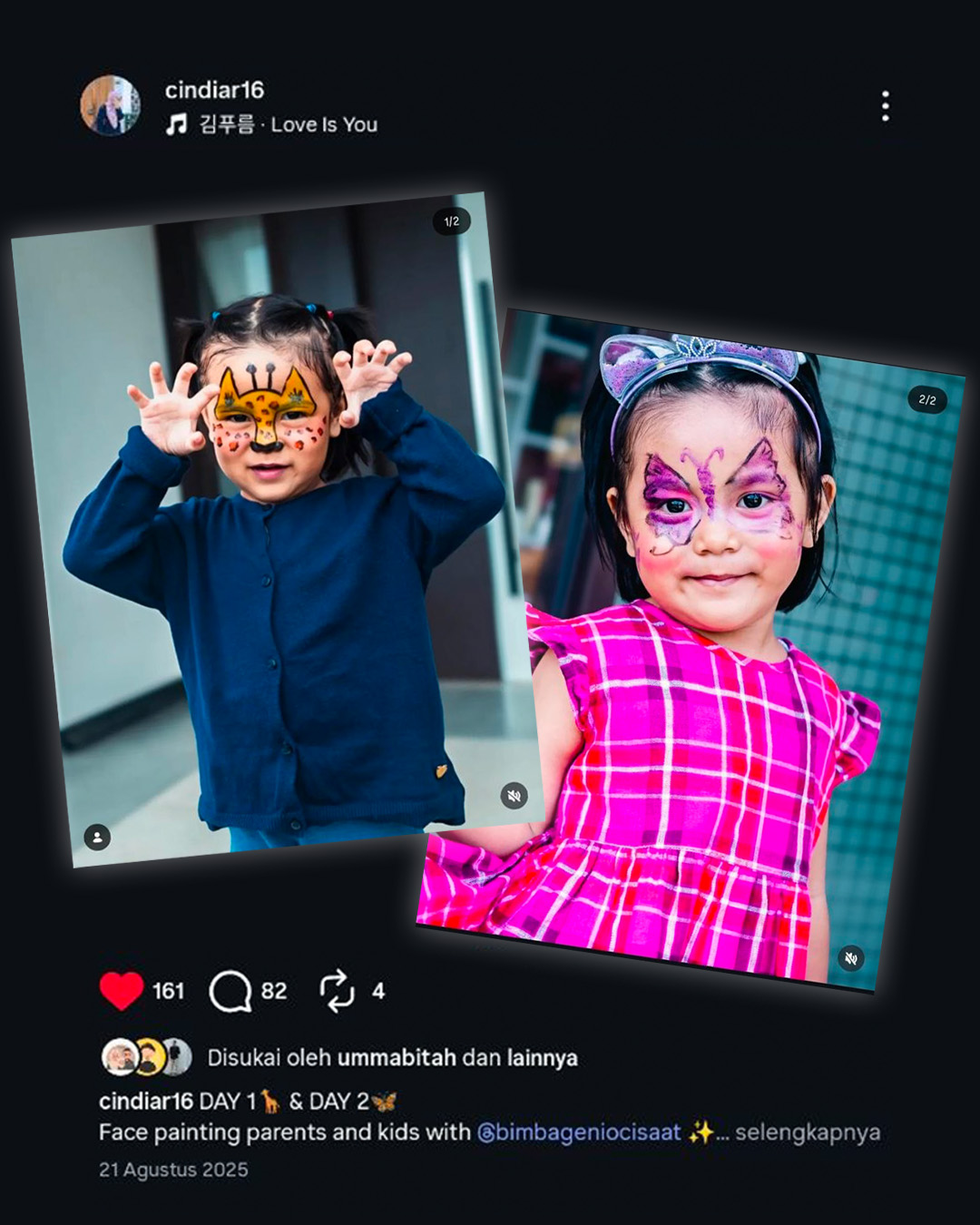 Juara Foto Face Painting